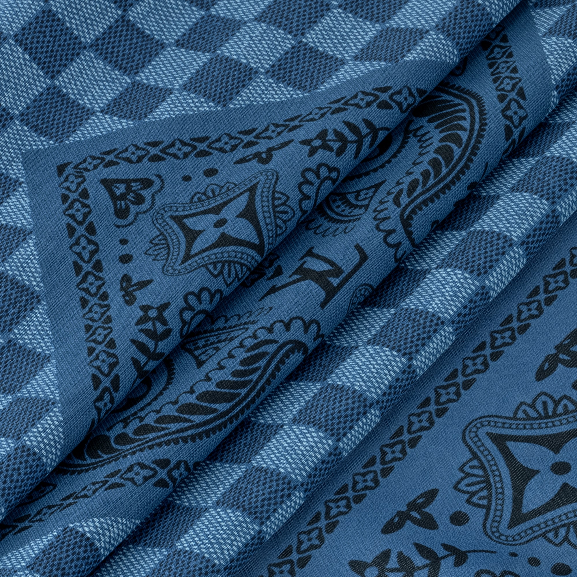 LOUIS VUITTON★ トップスL★ポルカドット★ロゴ柄 スリットスリーブ Paisley Stole S00 - Accessories M96663 | LOUIS VUITTON